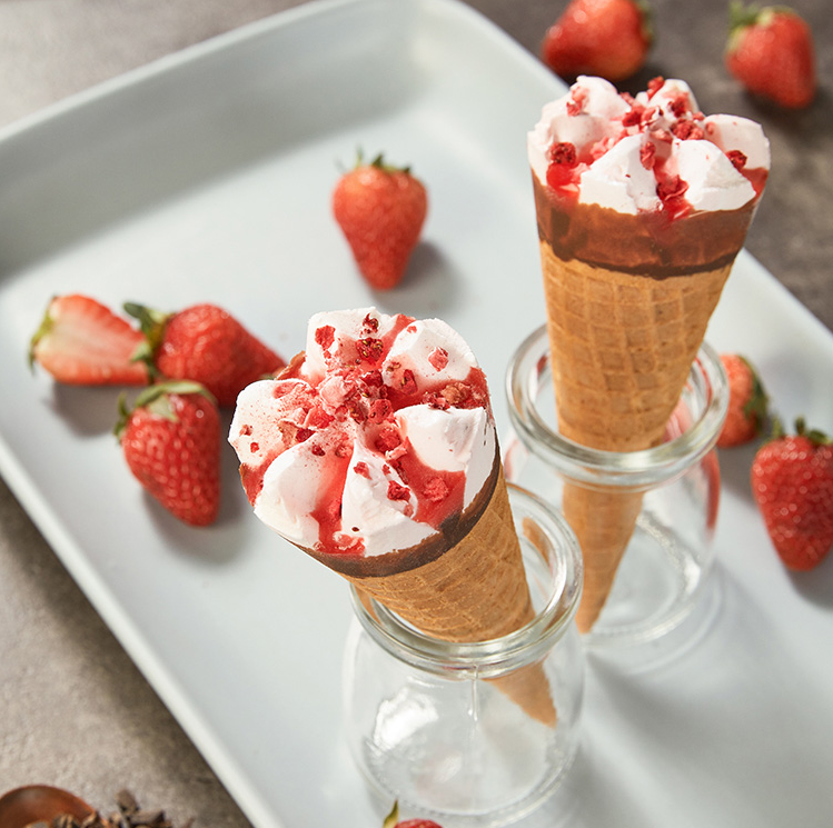 限地区，和路雪 可爱多 非常草莓口味 甜筒冰淇淋 67g*6支装 拍7件17.2元/件（双重优惠）