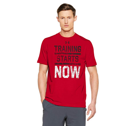 限L码，Under Armour 安德玛 Training Starts Now 男士运动T恤新低价88.61元