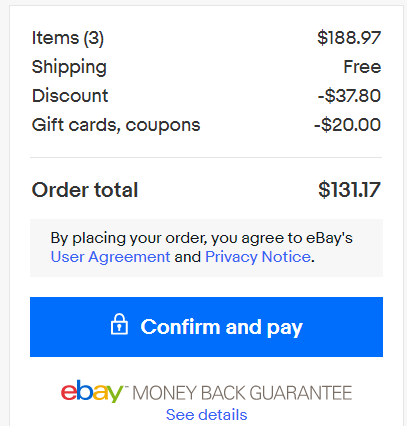 Ebay/Ebay中文站 全场满0-20优惠码限前7500名