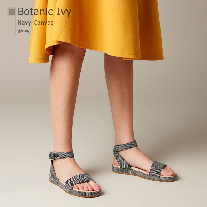 多碼白菜！Clarks 其樂 Botanic IVY 女士圈帶涼鞋 261319 Prime會員免費直郵到手221.29元