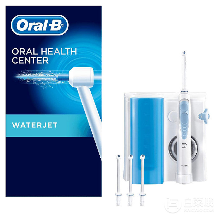 Oral-B  欧乐-B WaterJet 洗牙器水牙线 附带4个冲洗喷头226元（需用码）