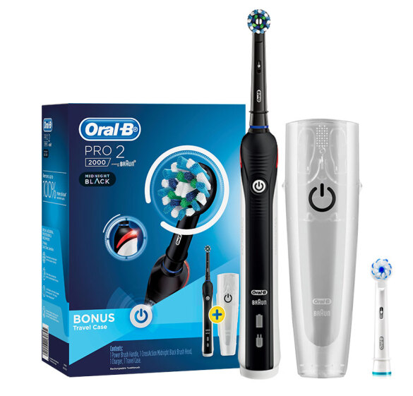 Oral-B 欧乐B Pro 2000 3D电动牙刷 *2件+凑单品 457.9元包邮228.95元/件（需领券）