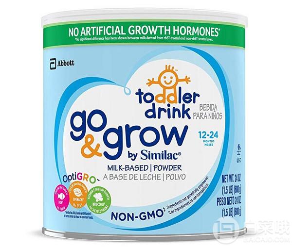 已过期，PRIMEDAY特价，Similac 美版雅培 Go & Grow 婴幼儿奶粉(12-24个月) 680g*6罐新低538.96元