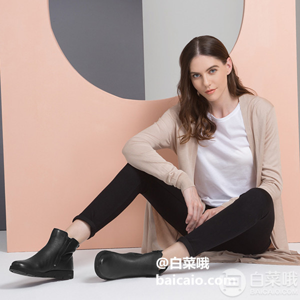 销量第一，Ecco 爱步 Bella贝拉系列 女士真皮短靴 282013477.24元