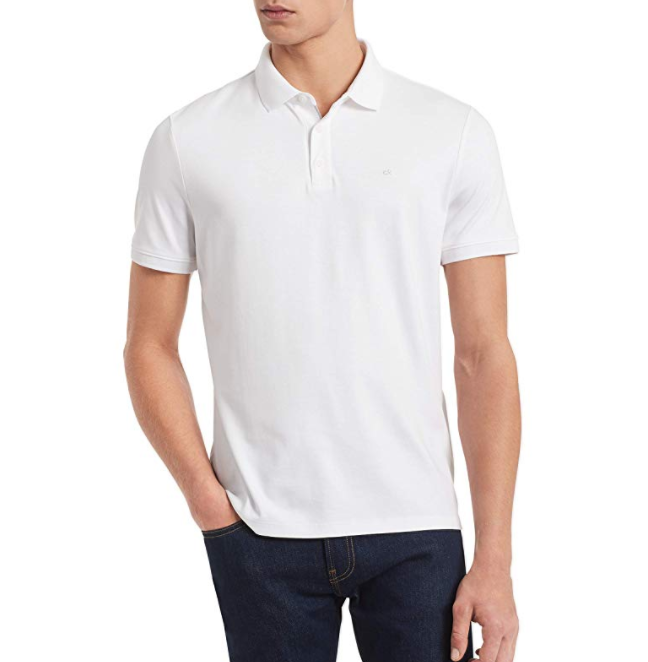 PRIMEDAY特价，Calvin Klein 卡尔文·克莱恩 男士纯棉Polo衫150.68元