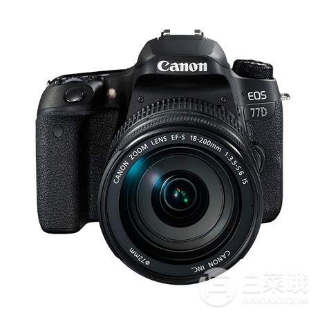 Canon 佳能 EOS 77D单反套机（EF-S 18-200 IS）5899元包邮