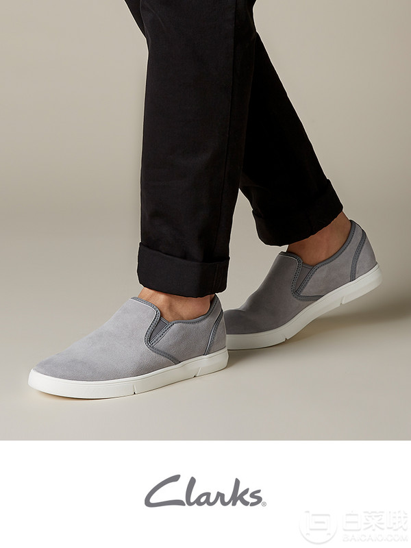 19夏新款，Clarks 其樂 Landry Step 男款一腳蹬休閑鞋 41.5碼154.16元