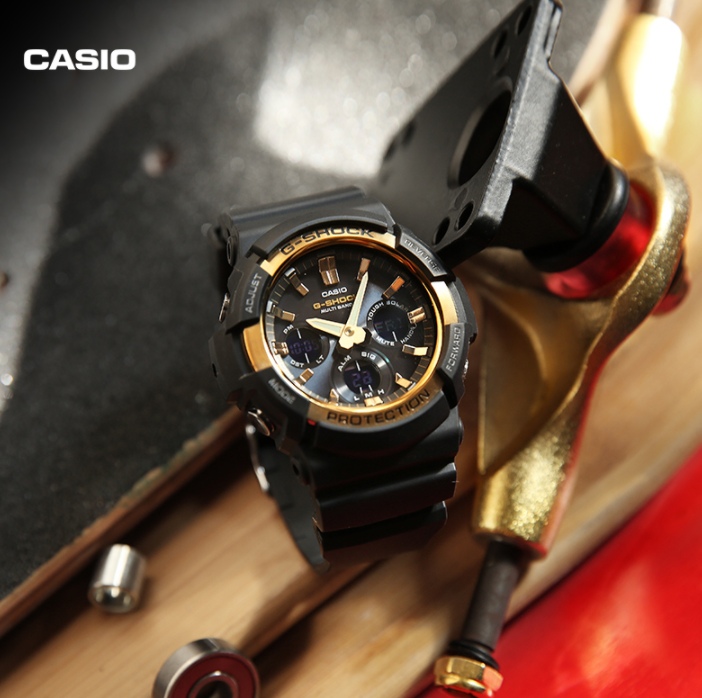 六局电波，Casio 卡西欧 G-Shock系列 GAW-100G-1AER 男士运动腕表698.23元（天猫旗舰店1530元）