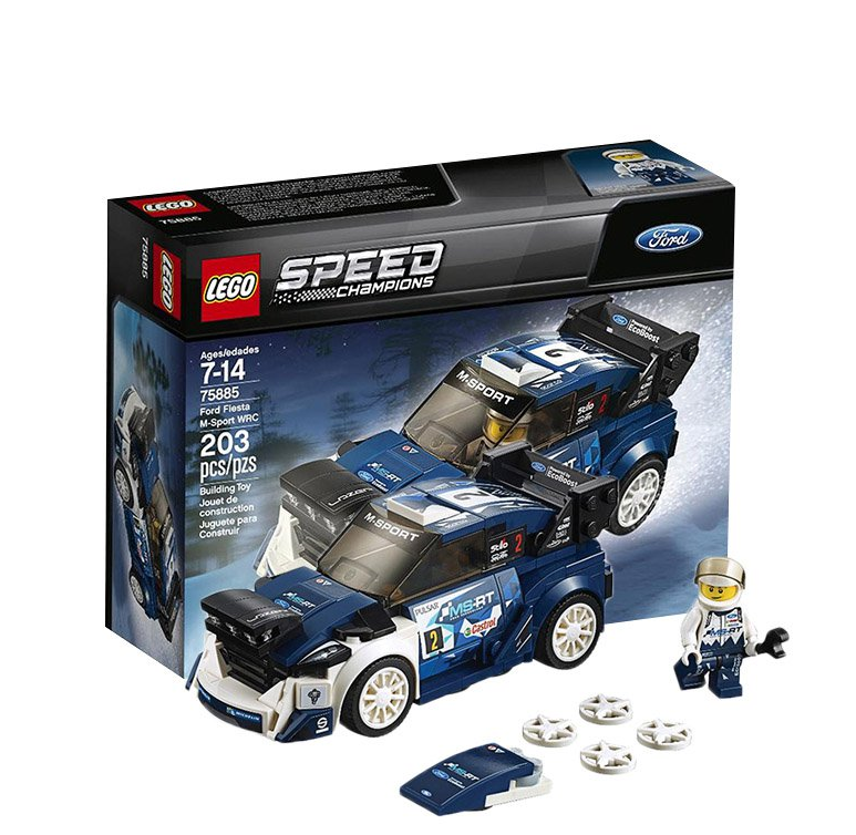 LEGO 乐高 超级赛车系列 75885 福特嘉年华99元包邮