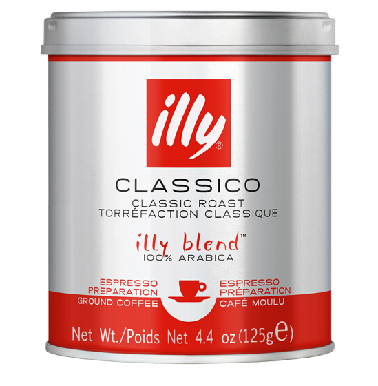 ILLY 意利  浓缩咖啡粉(中度烘焙) 125g低至23.23元（双重优惠）