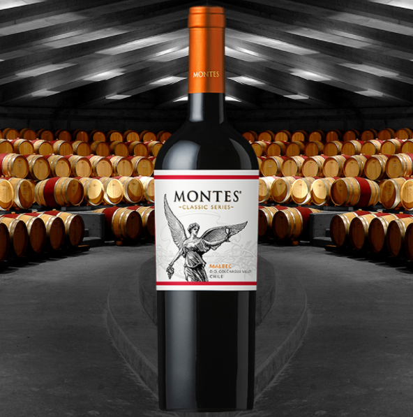 Montes 蒙特斯 经典系列 马尔贝克红葡萄酒 750ml *2件 107元包邮53.5元/瓶（双重优惠）