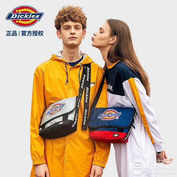 Dickies 帝客 D19-B043 中性款斜跨邮差包 多色137.1元包邮（双重优惠）