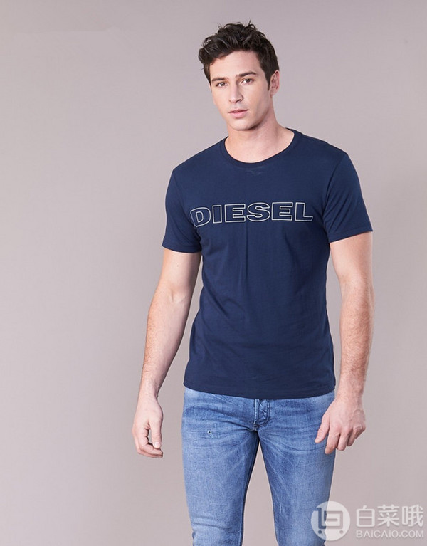多尺码，Diesel 迪赛 Umlt-Jake 男式圆领短袖T恤174.08元