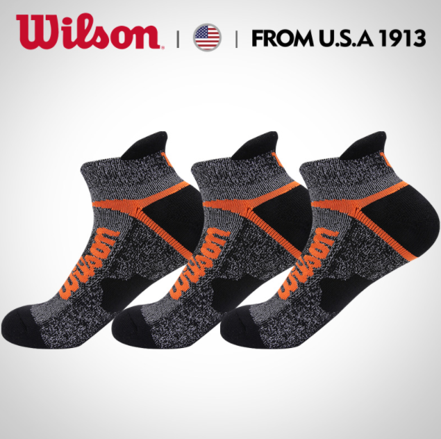Wilson 威尔胜 男女款运动袜3双装 多款19元包邮（需领券）