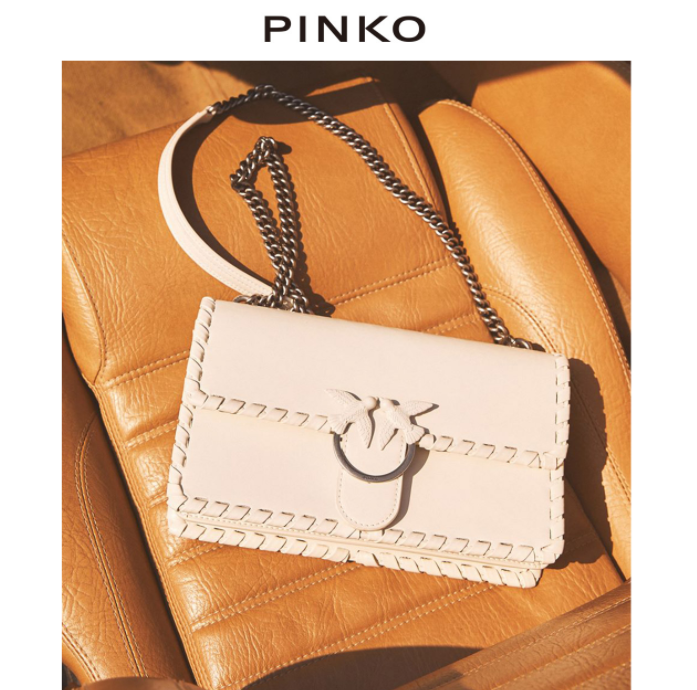 19新品，Pinko 品高 Mini款 女士复古皮革飞鸟燕子包 3色916.64元（国内3150元）