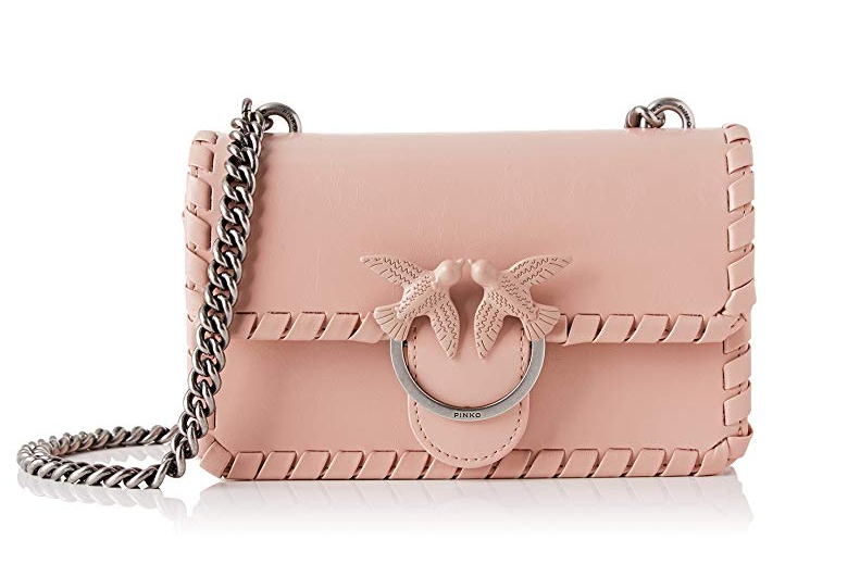 19新品，Pinko 品高 Mini款 女士復(fù)古皮革飛鳥燕子包 3色916.64元（國(guó)內(nèi)3150元）