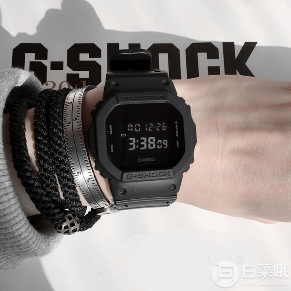双11预售，CASIO 卡西欧 G-SHOCK系列 DW-5600BB-1 男士运动腕表399元包邮（需付定金1元）