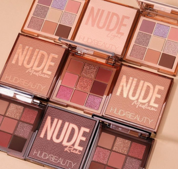 Huda Beauty Nude系列 9色眼影盘 3色 £21.6凑单直邮到手约185元