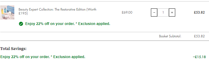 Beauty Expert 价值£195滋养洗护套装 £53.82（需用码）免费直邮到手新低490元