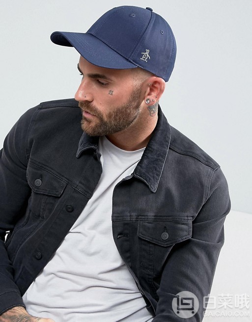 Original Penguin 企鵝牌 PN0640 男士棒球帽 灰色118元