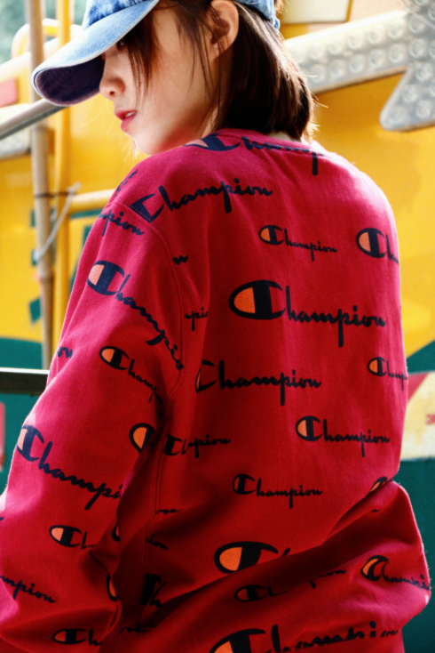 S碼，Champion 冠軍牌  LIFE系列 S2973 男士Logo印花圓領(lǐng)衛(wèi)衣244.85元