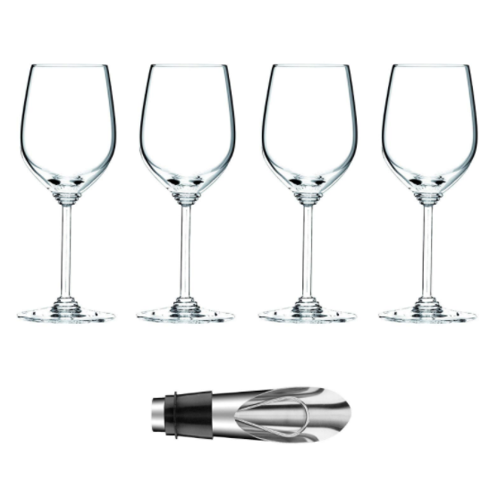 Riedel 礼铎 Veritas系列 Viognier/Chardonnay水晶玻璃白葡萄酒杯385ml*4只410.74元