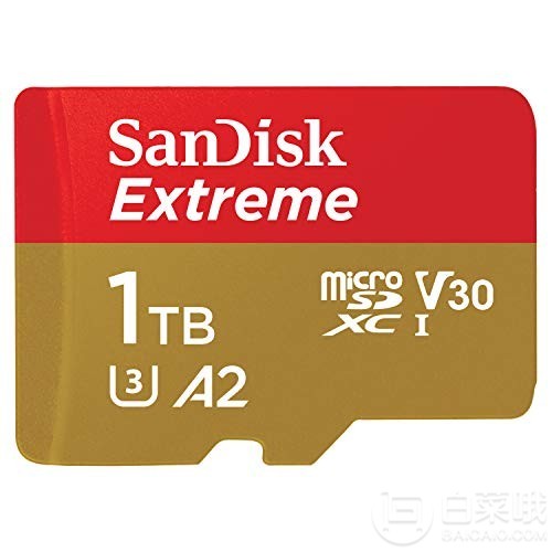 <span>白菜！</span>SanDisk 闪迪 Extreme microSD储存卡 1TB新低1424.39元