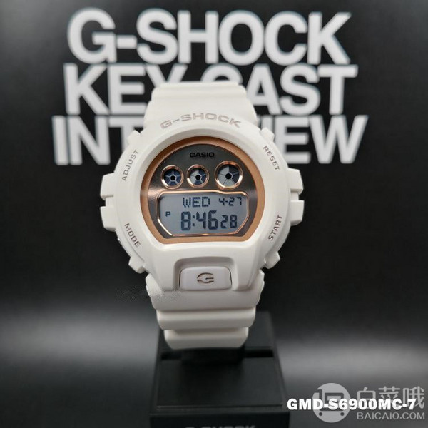 Casio 卡西欧 G-Shock系列 GMD-S6900MC 女款树脂手表 2色新低437.09元