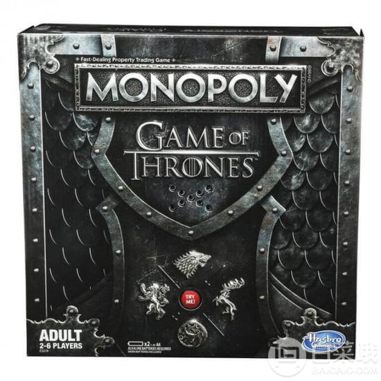 Monopoly 大富翁游戏 《权力的游戏》版122.42元（2件免税）