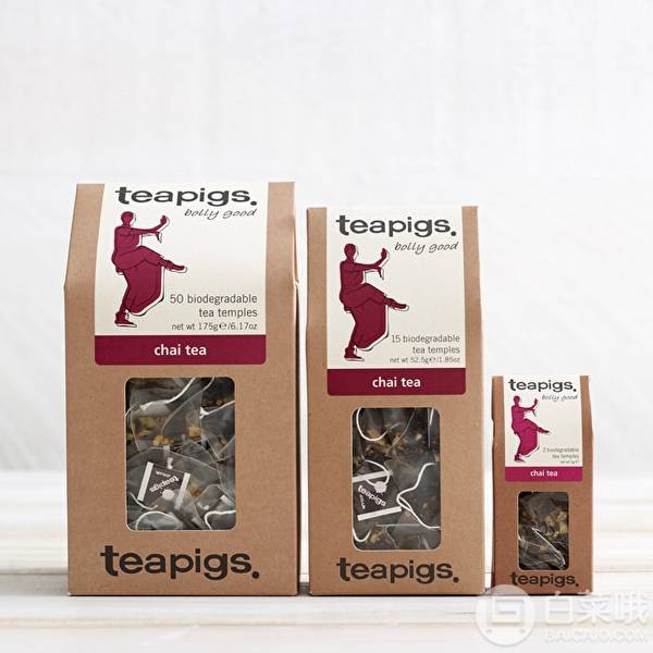 Teapigs 茶猪猪 印度拉茶茶包 175g（50袋）69.9元