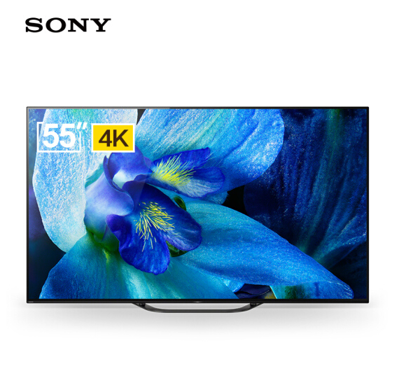 SONY 索尼 KD-55A8G 55英寸 4K OLED电视新低9780元包邮（下单立减）