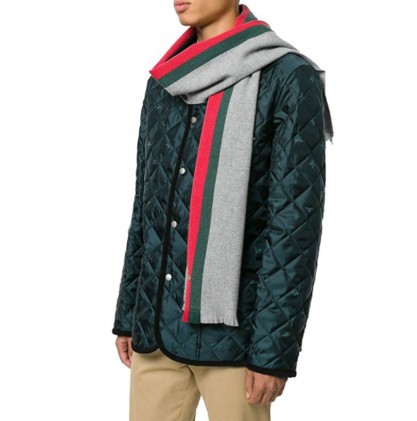 GUCCI 古馳 男士時(shí)尚羊毛圍巾低至1151.61元（湊單滿減）
