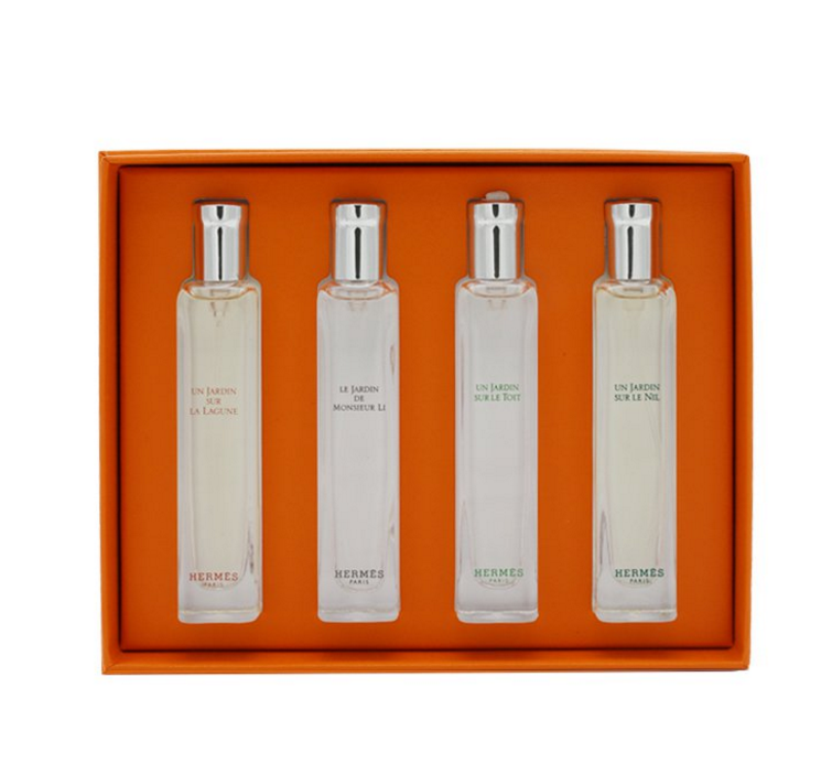 HERMèS 愛馬仕 花園香水套裝 15ml*4支裝  *2件876.9元包郵包稅（合438.45元/件）