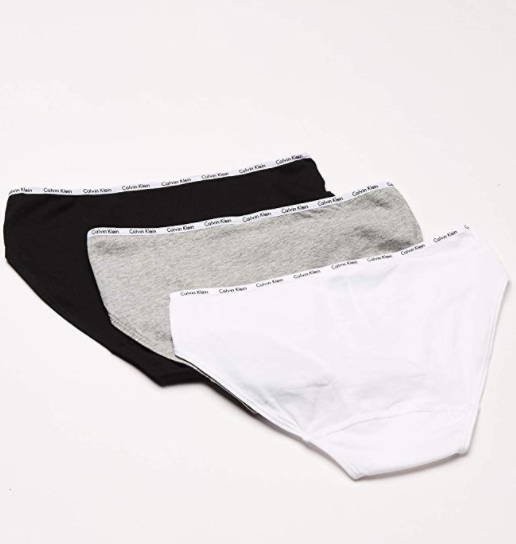 Calvin Klein 卡尔文·克莱恩 女士弹力棉经典三角内裤 5条装124.24元