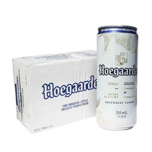 Hoegaarden 比利时福佳白啤酒500ml*24听*4件301.2元包邮（折75.3元/件）