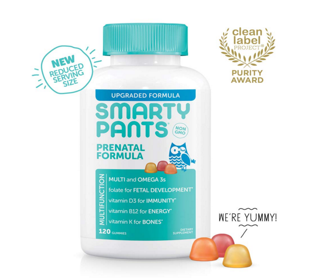 SmartyPants 女性孕前多种复合维生素软糖180颗新低71.6元