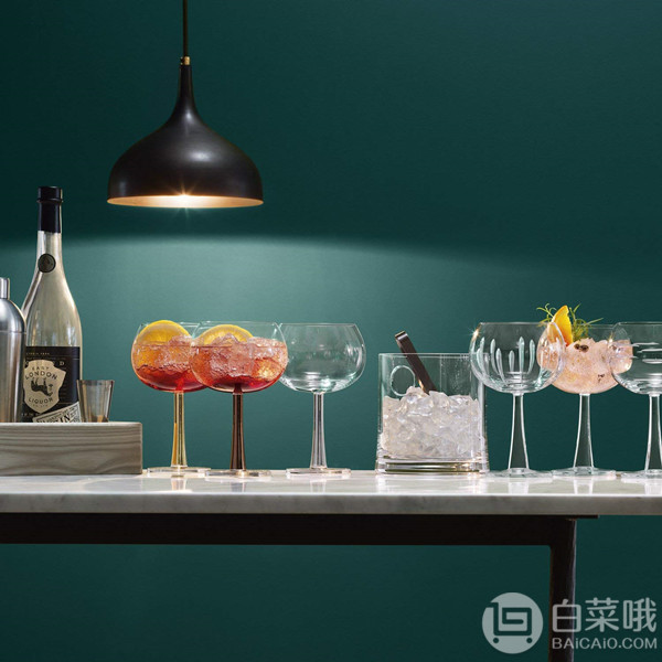 LSA International Gin系列 玻璃高脚酒杯690ml*2个196元