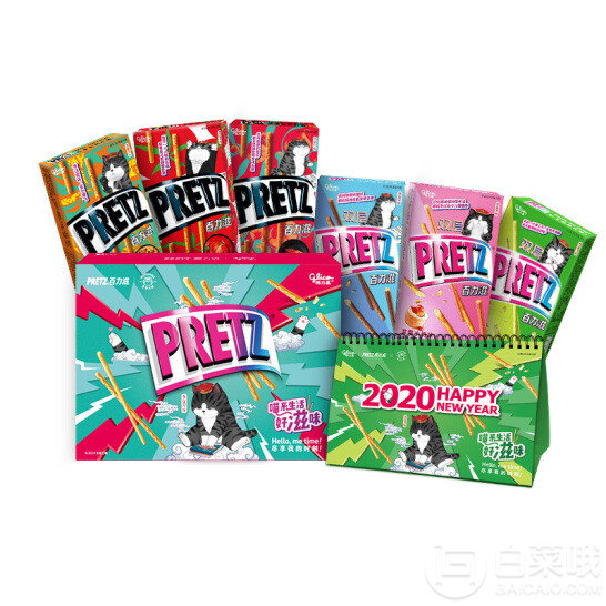 Glico 格力高 百力滋X吾皇 IP聯(lián)名款零食大禮包 6盒裝*599.5元包郵（需領(lǐng)券）