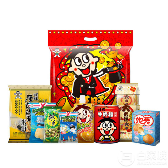限地区，旺旺大礼包 680g*4件70元