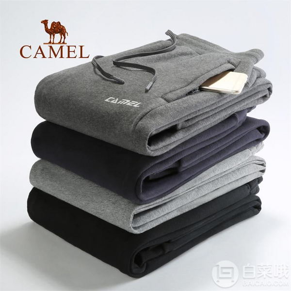 Camel 骆驼 男女款休闲运动卫裤 多色59.2元包邮（双重优惠）