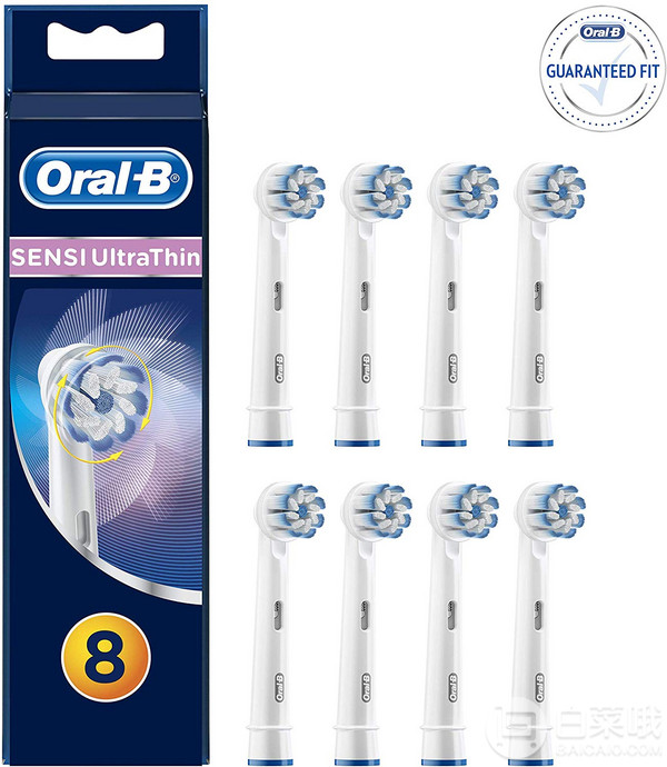 Oral-B 欧乐B Sensi UltraThin 敏感超薄型替换刷头*8支145.86元