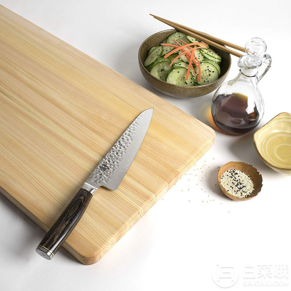 KAI 贝印 旬系列 Premier系列 TDM-0760 手工捶纹大马士革钢主厨刀18cm679.13元