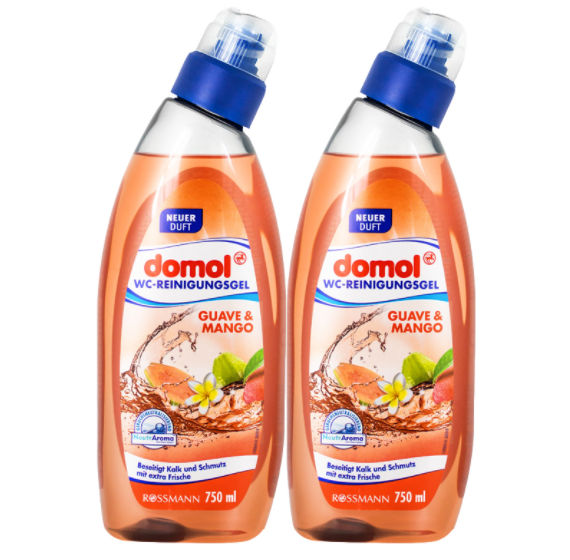 德国进口，Rossmann自有品牌 Domol 清洁袪菌除味厕所清洁剂 750ml*2件49元包税包邮