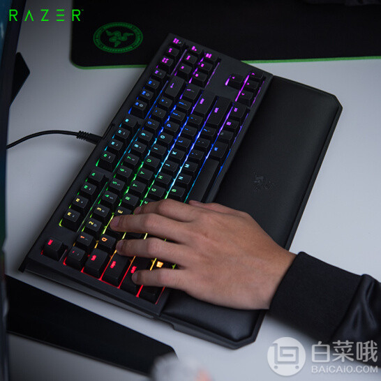 Razer 雷蛇 黑寡妇蜘蛛竞技幻彩版V2机械游戏键盘584.1元包邮（需用券）