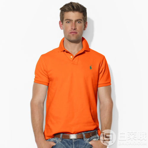 S码，Polo Ralph Lauren 拉夫·劳伦 男款短袖Polo衫196.56元