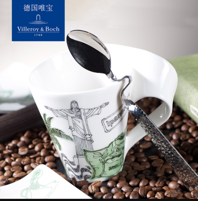 Villeroy & Boch 德国唯宝 Cities of the World 世界的城市咖啡杯 上海新低69.8元（天猫213元）