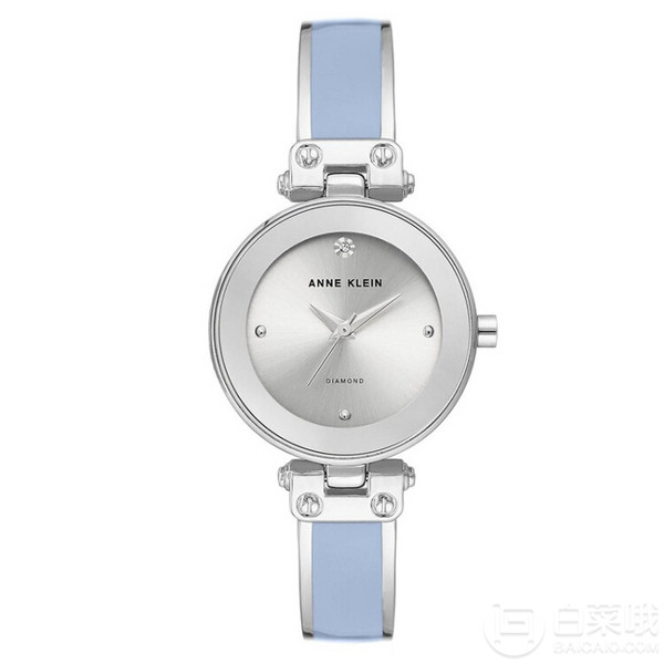 Anne Klein 安妮·克萊因 AK/1981LGSV 女士鑲鉆手表244.03元