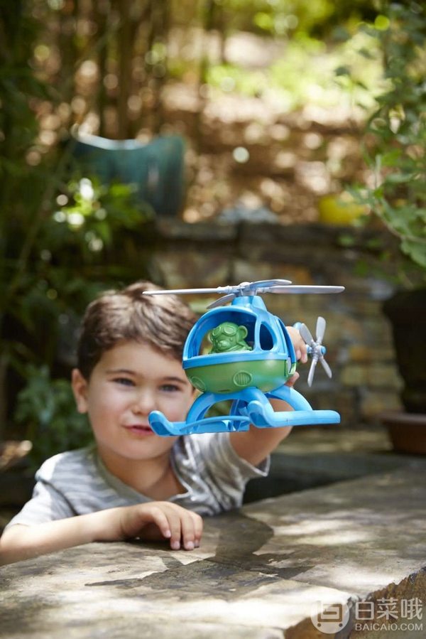 单件免邮，Green Toys 儿童直升机益智玩具 蓝色/绿色78.67元
