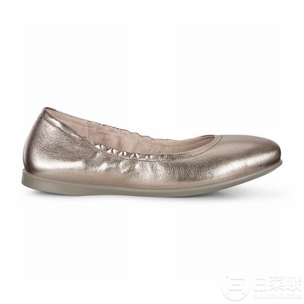 限37码，Ecco 爱步 Incise魅力雕刻系列 女士圆头透气一脚蹬单皮鞋380.73元