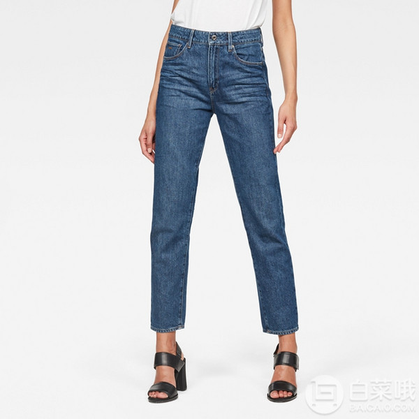 G-star 3301 High waist Straight 90s Ankle-Cut Jeans Womens 313.jpg